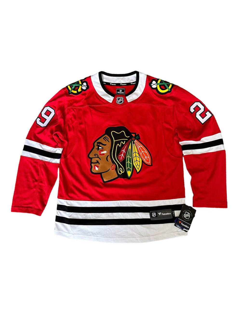 Chicago Blackhawks Marc-Andre Fluery #29 Fanatics Hockey Jersey Size Medium NWT
